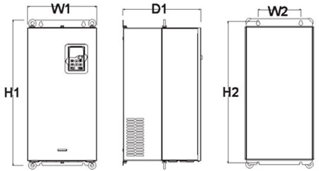 Преобразователь частоты INVT GD200-030G/037P-4