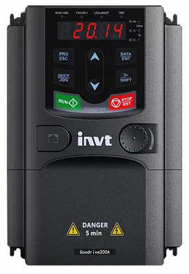 Частотный преобразователь 18,5 кВт 220В INVT GD200A-018G-2(F)